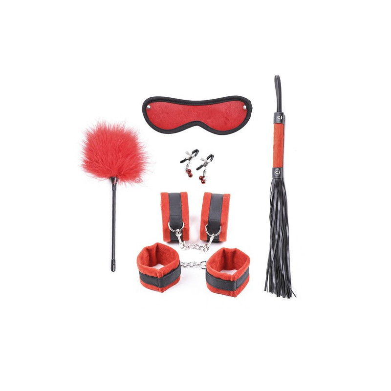 Generique Kit Bondage 5 Pièces Rouge